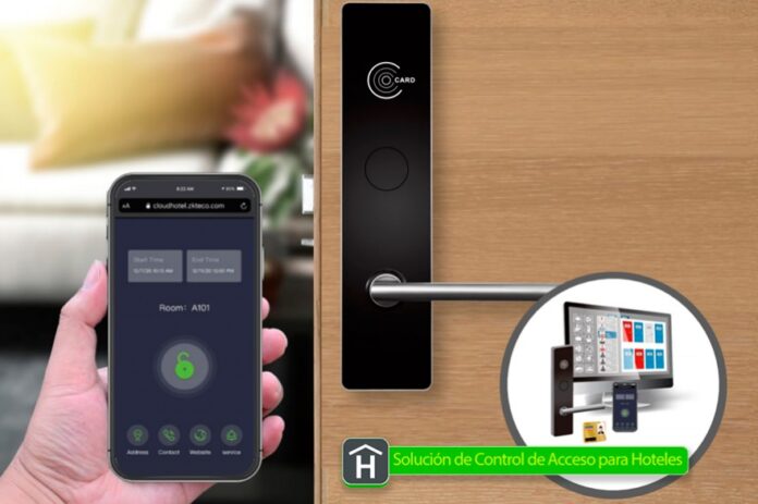 Desbloqueo de cerradura inteligente en hoteles con smartphone
