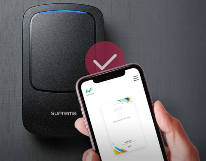 Suprema Mobile Access: Solución sin contacto con acceso móvil