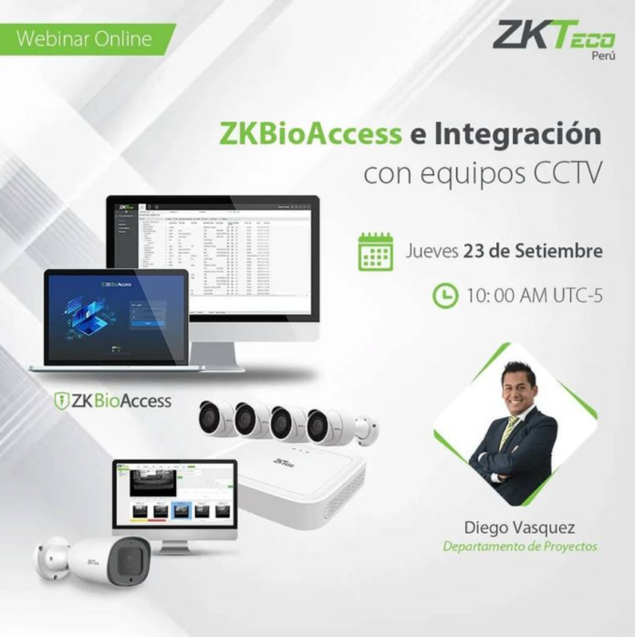 Webinar ZKTeco: ZKBioAccess e Integración con equipos CCTV