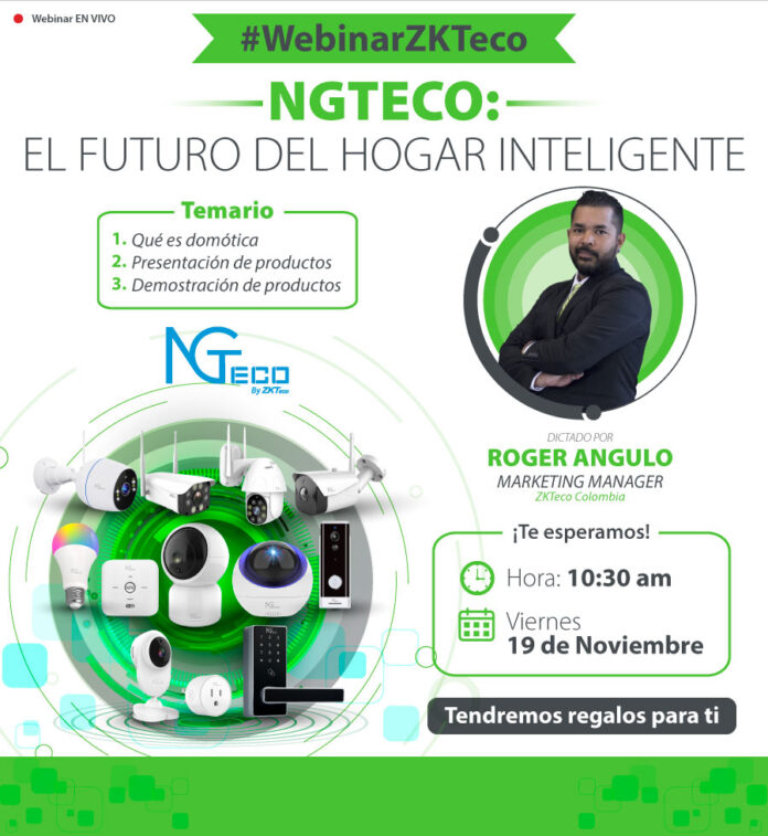 Webinar ZKTeco: NGTECO - El futuro del hogar inteligente