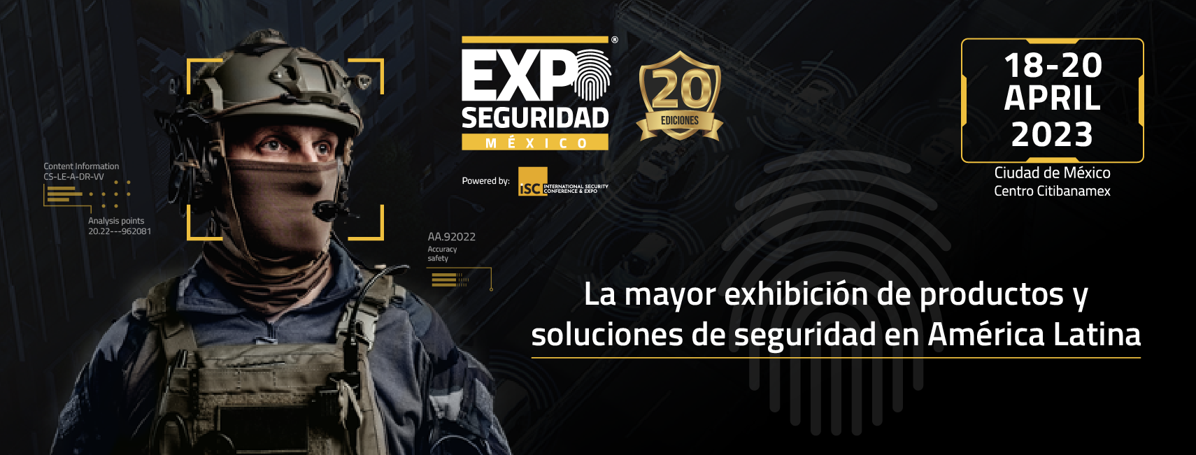 Revista Seguridad 360 te invita a registrarte sin costo en Expo